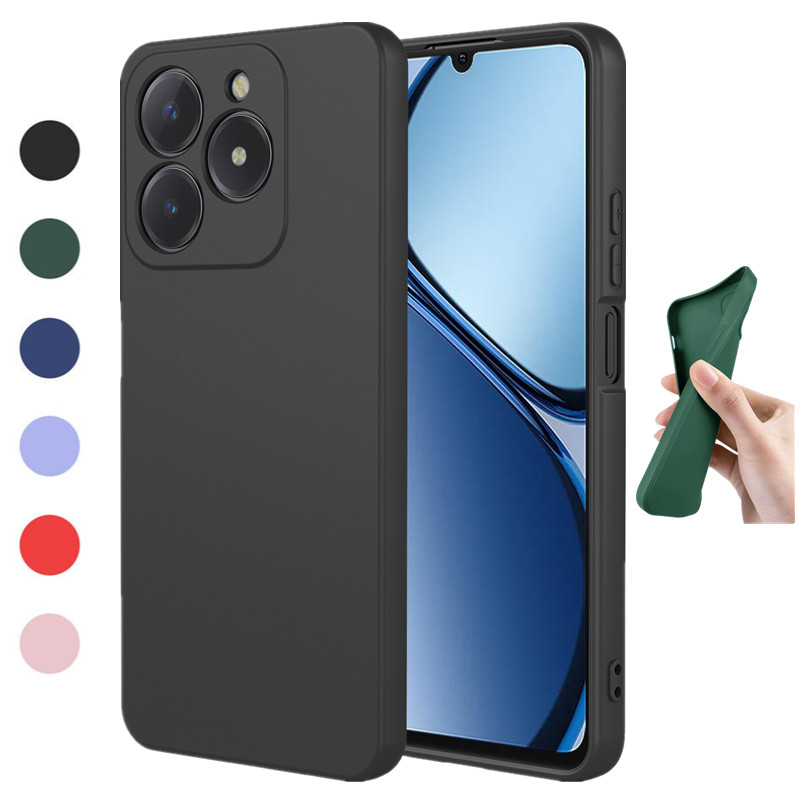 Realme Note 50 - ซิลิโคนเหลวแบบยืดหยุ่นสําหรับRealme C61 C63 C65 C67 4G