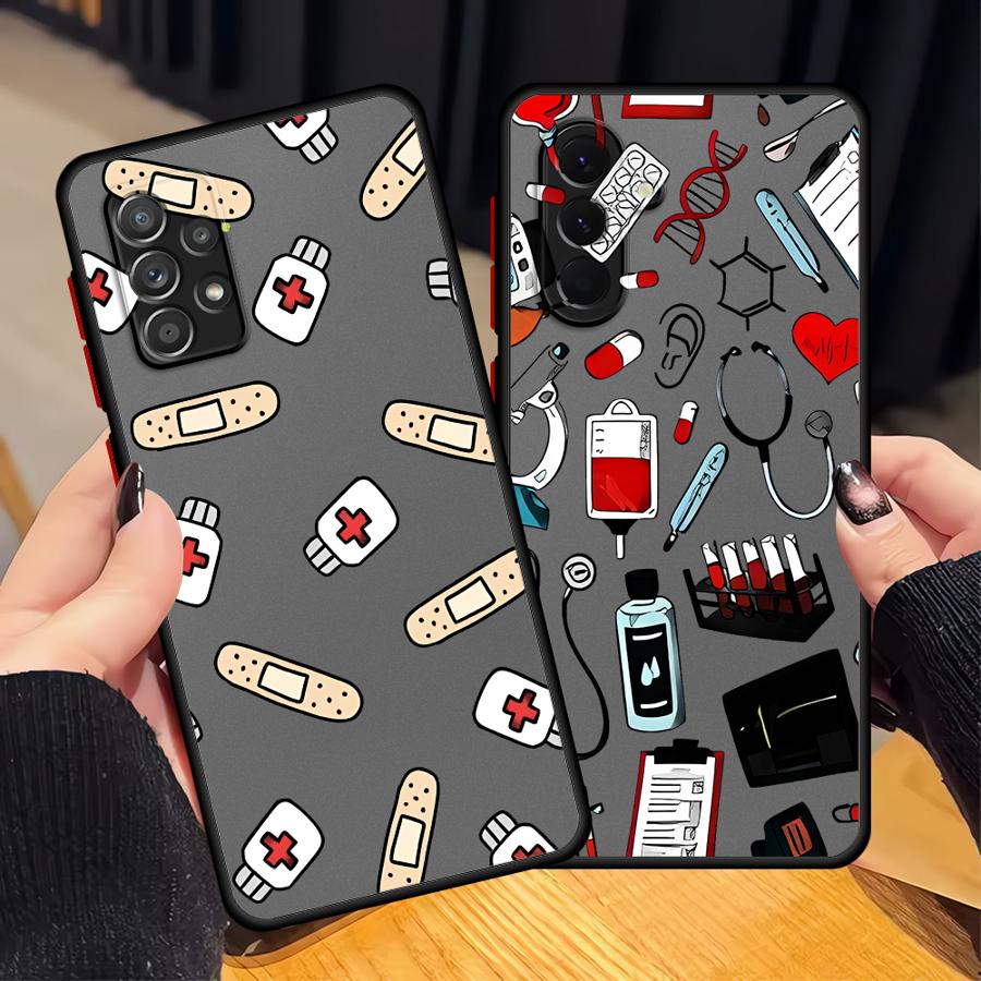 Samsung Galaxy A55 - เคสโทรศัพท์ลายพยาบาลสุดเท่สำหรับ Samsung Galaxy A14 A23 A53