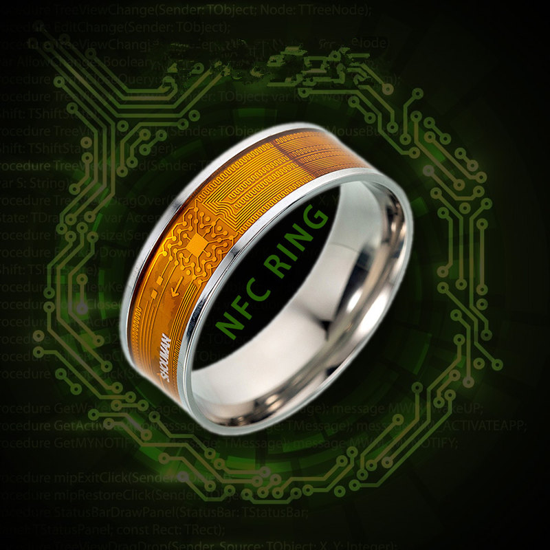 Smart Ring Nfc Pay - แหวนอัจฉริยะ NFC ทำจากสเตนเลสใช้ได้ทุกเพศแหวนอัจฉริยะแหวนดิจิตอลสำหรับคู่รัก