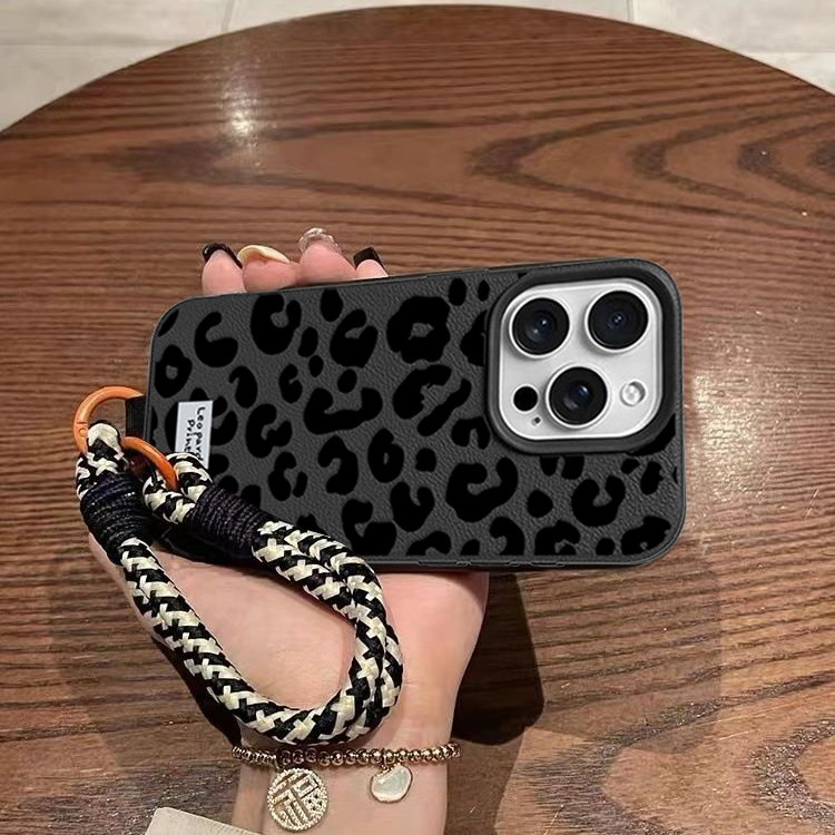 Realme Note 50 - เคสลายเสือดาวพร้อมสายคล้อง สำหรับ Realme C53 C51 C55