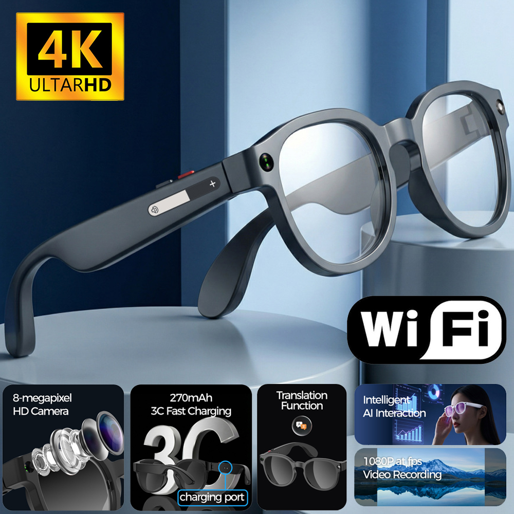 Smart Glasses Lens - แว่นตาอัจฉริยะ AI ปี 2026 พร้อมระบบแปลภาษา AI