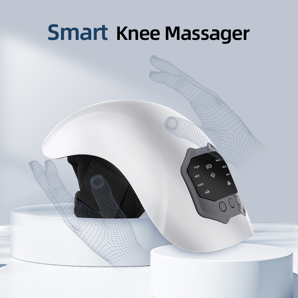 Smart Knee Wrap - เครื่องนวดเข่าอัจฉริยะไร้สาย พร้อมแสงสีแดงบำบัดความร้อน ถุงลมนวดประคบร้อน แรงสั่นสะเทือนสูง ช่วยผ่อนคลาย