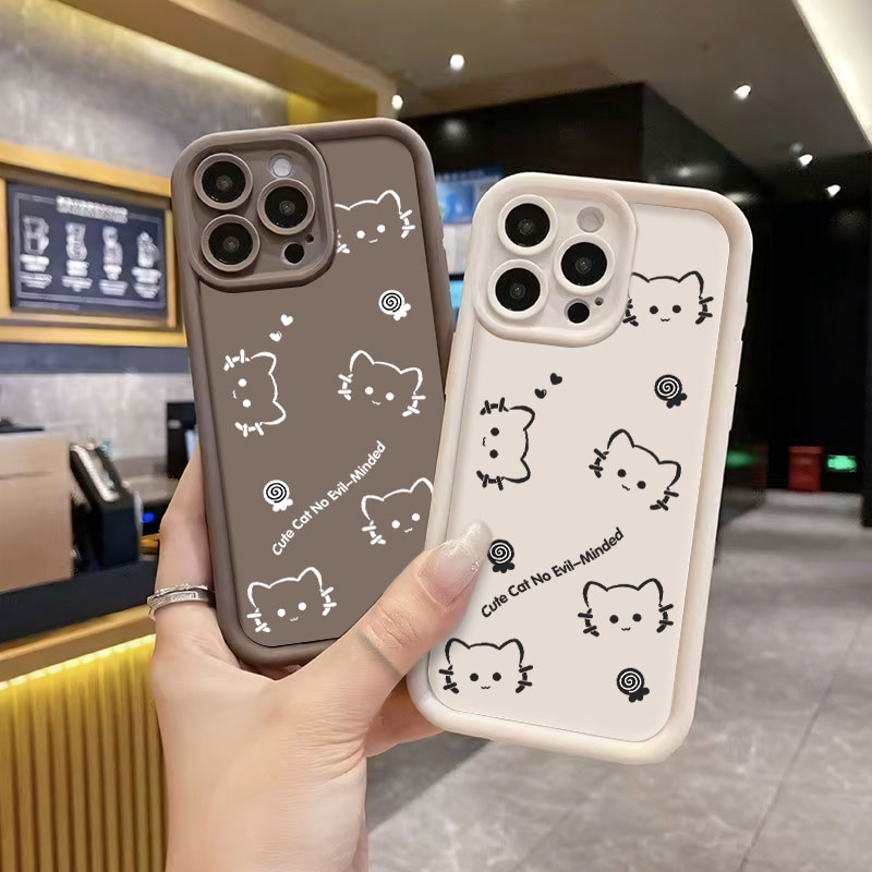 Realme Note 50 - แฟชั่นแมวน่ารักสําหรับRealmeหมายเหตุ 60X60 50 GT Neo 6