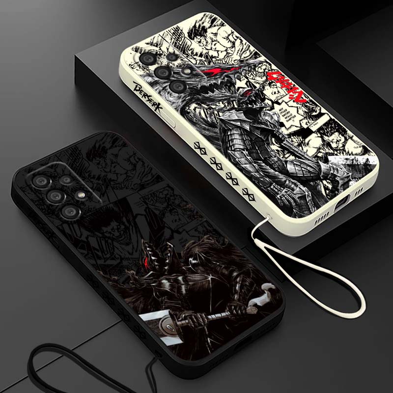 Samsung Galaxy A55 - เคสโทรศัพท์ลายอนิเมะ Berserk Zodd Guts สำหรับ Samsung