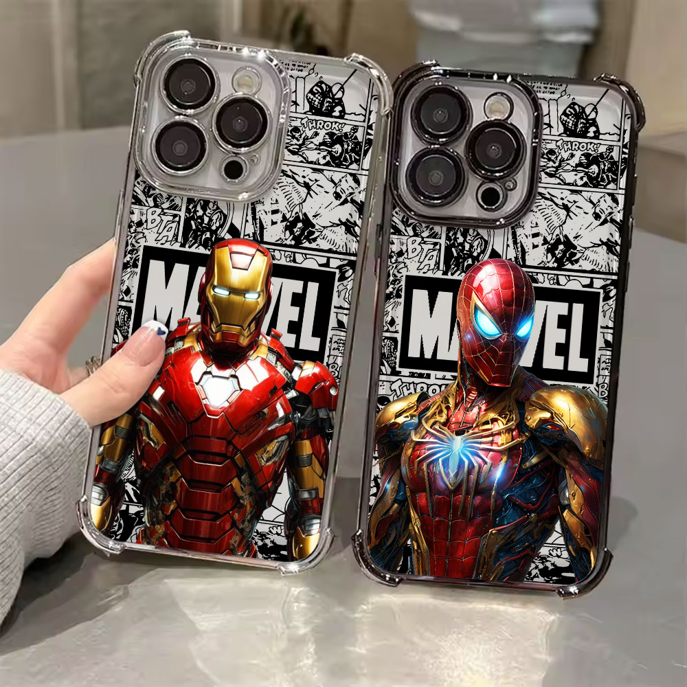 Xiaomi Poco X6 - มาร์เวล สไปเดอร์แมน ไอรอนแมนการ์ตูนเคสโทรศัพท์สำหรับเสี่ยวมี่ โพโค X8 โปรแม็กซ์เคส